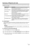 Page 6157
Faxing
Summary of Reports and Lists
The table below shows the reports and lists that can be printed from the machine. Refer to the pages 
indicated for more details.
„ Activity Report
Prints the history of sent and received faxes. The ma chine is factory-set to print an Activity report 
after every 20 transactions. You can  also disable automatic printing of this report, or print it 
manually.
z Printing the Activity Report Manually
1Press the  FA X button, then press the  Menu button.
2Press the  [...