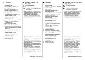 Page 2Símbolos utilizados en este 
documento
■
Microsoft es una marca comercial registrada de 
Microsoft Corporation.
Windows es una marca comercial o una marca 
comercial registrada de Microsoft Corporation 
en EE UU y/u otros países.
Windows Vista es una marca comercial o 
una marca comercial registrada de Microsoft 
Corporation en EE UU y/u otros países.
Internet Explorer es una marca comercial o 
una marca comercial registrada de Microsoft 
Corporation en EE UU y/u otros países.
Macintosh, Mac y AirPort...