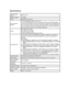 Page 162Specifications
Communication
methodBluetooth v2.0Maximum Speed1.44 MbpsOutputBluetooth Power Class 2
Communication
distance
Line-of-sight distance: approx. 33 ft./10 m * * It may vary depending on factors including the presence of obstacles between communication equipment, radio wave conditions, the presence of magnetic fields
around microwave ovens and locations where electrostatic and radio interference
occur, the types of software and operating systems used, and receiver sensitivity
and antenna...