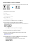 Page 196Copying Two Pages to Fit onto a Single PageYou can copy two original pages or a two sided page onto a single sheet of paper by reducing each image.1.
Make sure that the machine is turned on.
2.
Load paper.
3.
Press the  COPY button.
The Copy standby screen is displayed.
4.
Press the  Menu button.
The  Copy menu  screen is displayed.
5.
Use the  button to select  Special copy, then press the  OK button.
6.
Use the  button to select  2-on-1 copy, then press the  OK button.
If a page size setting or a media...