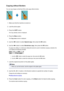 Page 201Copying without BordersYou can copy images so that they fill the entire page without borders.1.
Make sure that the machine is turned on.
2.
Load the photo paper.
3.
Press the  COPY button.
The Copy standby screen is displayed.
4.
Press the  Menu button.
The  Copy menu  screen is displayed.
5.
Use the  button to select  Special copy, then press the  OK button.
6.
Use the  button to select  Borderless copy , then press the OK button.
If a page size setting or a media type setting that cannot be used in...