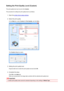 Page 56Setting the Print Quality Level (Custom)The print quality level can be set in the  Custom.
The procedure for setting the print quality level is as follows:1.
Open the printer driver setup window
2.
Select the print quality
On the  Main tab, select  Custom for Print Quality , and click Set....
The Custom  dialog box opens.
3.
Setting the print quality level
Drag the slider bar to select the print quality level and click  OK.
4.
Complete the setup
Click  OK on the  Main tab.
When you execute print, the...