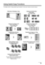 Page 3935
Copying
Using Useful Copy Functions
For details, refer to “Using Useful Copy Functions” in the  User’s Guide on-screen manual.
Reducing or Enlarging a Copy
Copying without Borders  (Borderless copy) Repeating an Image on a Page 
(Image repeat)
Copying Thick Originals Such as Books  (Frame erase)
Copying Two Pages to Fit onto a Single Page (2-on-1 copy)Copying Four Pages to Fit  onto a Single Page (4-on-1 copy)
Making Multiple Copiesof an Entire Document (Collated copy)
Copying with Fade Restoration...