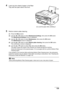 Page 133
129
Routine Maintenance
4Load only this sheet of paper in the Rear 
Tray with the open side to the front.
5Perform bottom plate cleaning.
(1) Press the  Menu button.
(2) Use the  [ or  ] button to select  Maintenance/settings , then press the OK button.
The  Maintenance/settings  screen is displayed.
(3) Use the  [ or  ] button to select  Maintenance, then press the  OK button.
The  Maintenance  screen is displayed.
(4) Use the  { or  }
 button to select  Bottom plate cleaning , then press the OK...