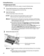 Page 46Printing Maintenance
42
„Replacing Ink Tanks
When an ink tank runs out of ink, replace it using the following steps.
1Ensure that the printer is on, and then open the Front Tray.
Gently press the   mark on the Front Tray.
2Open the Top Cover.
The Print Head Holder moves to the center.
zDo not hold the Print Head Holder to stop or move it.
z Do not touch the metallic parts inside the printer.
zIf the Top Cover is left open for mo re than 10 minutes, the Print Head 
Holder moves to the right. Close and...