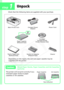 Page 2
2
Check that the following items are supplied with your purchase.
 
Main Printer UnitCompact Power 
Adapter Power Cord
Paper Cassette (Postcard Size)
Starter Paper Pack (Postcard Size) Starter Ink Cassette
(Postcard Size)
Cleaner
CD-ROM:
Compact Photo
Printer Solution Disk
Depending on the region, the card size paper cassette may be 
supplied with the printer.
Match Paper Stocks, Paper Cassettes and Ink Cassettes 
CorrectlyCaution!  
The printer will not print correctly if you 
mismatch paper stocks to...