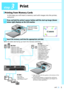 Page 5
5Continued 
Printing from Memory Cards
In this step you will insert a memory card with images into the printer, 
and print.
 
1Press and hold the printer’s power button until the start-up image (shown 
below right) displays on the LCD monitor.
2Insert the memory card into  the appropriate card slot.
With the label side facing up  insert the memory card fully.
Press and hold 
until the image 
appears.
SD Slot
• SD Memory Card
• miniSD Card*1
• microSD Card*2
• SDHC Memory Card
• miniSDHC Card*1
•...