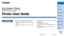Page 11
Contents
Part Names
Basic Operations
Print Settings
Printing via USB 
Cable
Troubleshooting
Appendix
Printing via Wi-Fi
Cover
Printer User Guide
ENGLISH
©CANON INC. 2013 CDD-E559-010
•	Make sure you read this guide, including the “Safety 
Precautions” section, before using the printer.
•	 Reading this guide will help you learn to use the printer 
properly.
•	 Store this guide safely so that you can use it in the 
future.•	Click the buttons in the lower right to access other pages.
: Next page: Previous...