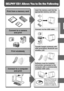 Page 2
SELPHY ES1 Allows You to Do the Following
Print from a memory card
Connect to a computer and print
Connect to a camera 
and print
Insert the memory card into the 
appropriate memory card slot.
Software must be installed, 
and printer connected to the 
computer with a commercially 
available USB cable.Connect via the USB cable.
Before you connect the 
printer to the computer, 
be sure to install the 
software following the 
procedure on page 52.
Print wirelessly
Transfer images wirelessly with  
IrDA...