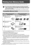 Page 28
26
Printing from Memory Cards
Insert the memory card into the printer to print images saved on the memory card.
zDo not insert empty card adapters into the printer. The printer will not function 
properly. Always insert a card into the adapter before inserting the adapter into the 
printer. If an empty adapter has been inserted, remove the adapter, turn the power 
off, and then turn it on again.
zMake sure that a camera, computer or wireless adapter is not connected to the printer.
Compatible Memory...