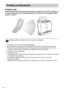 Page 46
44
Printing via Bluetooth
„Before Use
When Bluetooth Unit BU-20 (sold separately) is installed on the printer, images can 
be sent to the printer for printing wirelessly from a Bluetooth-compatible mobile 
phone
*1 or PDA*2.
Wireless printing via Bluetooth from a computer is not possible.
*1 The mobile phone must have the following features. • Built-in Bluetooth and support for OPP (Object Push Profile) or BIP (Basic Imaging Profile).
For details on supported profiles, refer to the user guide of the...