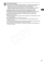 Page 49
47
Communications distance
zThe maximum communications distance is approx.10 m (approx. 32.8 ft.). However, the 
following conditions sometimes cause this distance or printing speed to change:
-Obstacles or radio wave conditions between communications devices
-Sites where magnetic fields, static electricity or radio wave interference is generated
-Reception sensitivity and antenna performance of communications devices
Image data that can be sent to the printer from the mobile phone or PDA
zDownloaded...