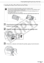 Page 21
Preparing/Replacing/Storing the Easy Photo Pack
21Getting Started
Inserting the Easy Photo Pack into the Printer
1Check that the ink sheet is tight and that the paper is correctly 
loaded in the cartridge.
2Slide the cartridge cover lever up to open the cartridge cover.
3If there is a cleaner unit inside the printer, grasp it and remove it.
• Do not touch the ink sheet of the cartridge, or pull out the ink sheet or papers.There may not be enough ink left for the allotted sheets, or paper jams or poor...