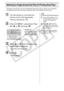 Page 38
38Printing from Memory Cards
Selecting an Image during Auto Play for Printing (Auto Play)
All images in the memory card are automatically played back and an image can be printed by 
pausing Auto Play while that image is displayed. Each image displays for 3 seconds.
1Turn the printer on, and insert the 
memory card in the appropriate 
memory card slot (p. 30).
2Press  , select [Auto Play] 
with  or  and press .
3Press   or   when the image you 
wish to print is displayed.
• Auto Play temporarily stops....