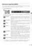 Page 5555
PROJECTING AN IMAGE FROM THE COMPUTER
Selecting an Image Mode (IMAGE)
You can select an image mode depending on the projecting image. You can also adjust the
image quality (sharpness, gamma, color correction, etc.) as you like.
1Press the [IMAGE] button.
The Image mode window appears. The selection is toggled among following modes
by pressing the button.
[Standard]Select this to project an image with near-original quality and a
high regard for reproduction of white. It is also suited to project
moving...