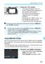 Page 263263
Viewing Images on a TV Set
5Press the  button.
XThe image will appear on the TV 
screen. (Nothing will be displayed on 
the camera’s LCD monitor.)
  The images will automatically be 
displayed at the TV’s optimum 
resolution.
  By pressing the < B> button, you 
can change the display format.
  To play back movies, see page 254.
If the TV set connected to the camera  with an HDMI cable is compatible 
with HDMI CEC*, you can use the TV set’s remote control for playback 
operations.
* An HDMI-standard...