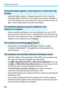 Page 334Troubleshooting Guide
334
 Horizontal stripes (noise) or irregular exposures can be caused by 
fluorescent light, LED bulbs, or other light sources during viewfinder or 
Live View shooting. Also, the expos ure or color tone may not come out 
right. A slow shutter s peed may solve the problem.
  During viewfinder shooting or Live View shooting, if you use a TS-E 
lens (except the TS-E17mm f/4L or TS -E24mm f/3.5L II) and shift or tilt 
the lens or use an Extension Tube , the standard exposure may not be...