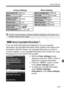 Page 137
137
Handy Features
If you use EOS Utility (provided software) to set your copyright 
information, the copyright informati on will be added to the image’s Exif 
information. With the camera, the copyright information can only be 
viewed or deleted. If your copyrigh t information has not been set, it will 
be grayed out on the screen and unusable.
 With the [ Clear settings ] screen 
displayed, press the < B> button to 
display the copyright information.
  Press the < M> button to return 
to the [ Clear...