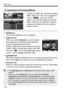 Page 170
wPrinting
170
In step 4 on page 168, select the printing 
effect. When the < e> icon is displayed 
next to < z>, press the < B> 
button. You can then adjust the printing 
effect. What can be adjusted or what is 
displayed will depend on the selection 
made in step 4.
  Brightness
The image brightness can be adjusted.
  Adjust levels
When you select [ Manual], you can change 
the histogram’s distribution and adjust the 
image’s brightness and contrast.
With the Adjust levels screen displayed, press the...