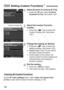 Page 182
182
1Select [Custom Functions (C.Fn)]. 
 Under the [ 7] tab, select [ Custom 
Functions (C.Fn) ], then press .
2Select the Custom Function 
number.
  Press the < U> key to select the 
Custom Function No., then press 
< 0 >.
3Change the setting as desired.
  Press the < V> key to select the 
setting (number), then press < 0>.
  Repeat steps 2 and 3 if you want to 
set other Custom Functions.
  At the bottom of the screen, the 
current Custom Function settings are 
indicated below the respective 
function...