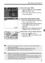 Page 97
97
B: Setting the White Balance N
2Select [Custom WB].
 Under the [ 2] tab, select [ Custom 
WB ], then press < 0>.
X The custom white balance selection 
screen will appear.
3Import the white balance data.
  Select the image that was captured in 
step 1, then press < 0>.
X On the dialog screen which appears, 
select [ OK] and the data will be 
imported.
  When the menu reappears, press the 
 button to exit the menu.
4Select the custom white balance.
 Press the  button.  Press the < U> key to select <...