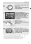 Page 1515
Quick Start Guide
6
Set the Mode Dial to  (Full 
Auto).
 (p.46)
All the necessary camera settings will 
be set automatically.
7
Focus the subject. (p.37)
Look through the viewfinder and aim the 
viewfinder center over the subject. 
Press the shutter button halfway, and 
the camera will focus the subject.
If necessary, the built-in flash will pop-
up automatically.
8
Take the picture. (p.37)
Press the shutter button completely to 
take the picture.
9
Review the picture. (p.138)
The captured image will...