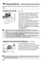 Page 160160
Basically, there are the following three ways to playback the movies you 
shot.
Use the provided AV cable or an HDMI 
Cable HTC-100 (sold separately) to 
connect the camera to a TV set. Then 
you can playback the captured movies 
and photos on the TV.
If you have a High-Definition TV set and 
connect your camera with an HDMI 
cable, you can watch Full HD (Full High-
Definition: 1920x1080) and HD (High-
Definition: 1280x720) movies with higher 
image quality.
You can playback movies on the 
camera’s...