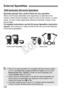 Page 206206
Basically operates like a built-in flash for easy operation.
When an EX-series Speedlite (sold separately) is attached to the 
camera, almost all the autoflash control is done by the camera. In other 
words, it is like a high-output flash  attached externally in place of the 
built-in flash.
For detailed instructions, see the EX-series Speedlite ’s instruction 
manual. This camera is a Type-A camera that can use all the features 
of EX-series Speedlites.
External Speedlites
EOS-dedicated, EX-series...