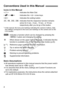 Page 44 Icons in this Manual
 : Indicates the Main Dial.
< V >  : Indicates the < S> cross keys.
< 0 > : Indicates the setting button.
0 , 9 , 7 , 8 : Indicates that the respective function remains 
active for 4 sec., 6 sec., 10 sec., or 16 sec. 
respectively after y ou let go of the button.
* In this manual, the icons  and markings indicating the  camera’s buttons, dials, 
and settings correspond to the icons an d markings on the camera and on the 
LCD monitor.
3: Indicates a function which can be changed by...
