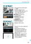 Page 281281
Quick Reference Guide
 Press the  button.
 Press the  key to select the 
AF point.
 While looking through the  viewfinder, you can select the 
AF point by turning the  
dial until the desired AF point 
flashes in red. 
 Pressing   toggles the AF 
point selection between the 
center AF point and automatic 
AF point selection.
S AF Point N
E: AF ModeN
 Set the lens focus mode switch 
to .
 Press the  button. 
 Press the  key or turn the   dial to select the AF 
mode, then press .
X(One-Shot...