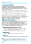 Page 96f: Changing the Depth of Field
96
To obtain a correct flash expos ure, the flash output will be set 
automatically to match the set a perture (autoflash exposure). The 
shutter speed will be set automatically  between 1/200 sec. - 30 sec. to 
suit the scene’s brightness.
In low light, the main subject is ex posed with the automatic flash, and 
the background is exposed with a slow  shutter speed set automatically. 
Both the subject and background look properly exposed (automatic 
slow-speed flash sync)....