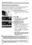 Page 104Setting Exposure CompensationN
104
Set flash exposure compensation if  the flash exposure of the subject 
does not come out as desired. You can set the flash exposure 
compensation up to ±2 stops in 1/3-stop increments.
1Press the < Q> button. (7 )
X The Quick Control screen will appear 
(p.41).
2Select [ y].
 Press the < S> key to select [ y*].
X [Flash exposure comp.] will be 
displayed at the bottom.
3Set the flash exposure 
compensation amount.
  To make the flash exposure brighter, 
turn the < 6>...