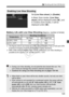 Page 125125
A Shooting with the LCD Monitor
Set [Live View shoot. ] to [Enable ].
In Basic Zone modes, [ Live View 
shoot. ] will be displayed under [ 2], and 
in Creative Zone modes, it will be 
displayed under [ z].
Battery Life with Live View Shooting [Approx. number of shots]
  The figures above are based on a fully- charged Battery Pack LP-E8 and CIPA 
(Camera & Imaging Products As sociation) testing standards.
  With a fully-charged Battery Pack LP-E8, continuous  Live View shooting is 
possible as for...