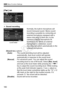 Page 1603 Menu Function Settings
160
[o ] tab
 Sound recording
Normally, the built-in microphone will 
record monaural sound. Stereo sound 
recording is possible by connecting an 
external microphone equipped with a 
stereo mini plug (3.5mm dia.) to the 
camera’s external microphone IN 
terminal (p.18). When an external 
microphone is connected, sound 
recording will switch automatically to the 
external microphone.
[Sound rec. ] options
[Auto] : The sound recording level will be adjusted 
automatically. Auto...