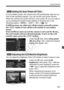 Page 167167
Handy Features
To save battery power, the camera turns off automatically after the set 
time of idle operation elapses. Y ou can set this auto power-off time. 
When the camera has turned off due  to auto power off, you can wake it 
up by pressing the shutter button  halfway or pressing any of the 
following buttons: < M>, , , < A> etc.
If [Off] has been set, either turn off the camera yourself or press 
the < B> button to turn off the LCD monitor to save battery 
power.
Even if [Off] has been set and...