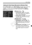 Page 199199
Other Settings
When [Flash mode ] is set to [Manual flash ], the flash output can be set 
manually. The flash output settings ([ 1 flash output ], [Group A 
output ], etc.) that can be set wi ll differ depending on the [ Wireless 
func. ] setting (see below).
[Wireless func.:  0]
 [Firing group:  1All]: The manual 
flash output setting will be applied to 
all the external Speedlites.
  [Firing group:  1  (A:B) ]: You can set 
the flash output separately for slave 
groups A and B.
[Wireless func.:...