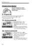 Page 312Quick Reference Guide
312
 Set the Mode Dial to . 
You can change the camera 
settings as desired to shoot in 
various ways.
The camera automatically sets the shutter speed and 
aperture in the same way as the  mode.
Creative Zone Modes
d: Program AE
 Set the Mode Dial to .

 Turn the  dial to set the 
desired shutter speed, then focus the 
subject.
 The aperture will be set automatically.
 If the aperture display blinks, turn the 
<
6> dial until it stops blinking.
 Set the Mode Dial to .

 Turn...