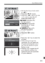 Page 313313
Quick Reference Guide
 Press the  button.
 Press the  key to select the 
AF point.
 While looking through the  viewfinder, you can select the 
AF point by turning the  
dial until the desired AF point 
flashes in red. 
 Pressing   toggles the AF 
point selection between the 
center AF point and automatic 
AF point selection.
S AF Point N
 Set the lens focus mode switch 
to .
 Press the  button. 
 Press the  key or turn the   dial to select the AF 
mode, then press .
X(One-Shot AF):
  For still...