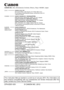 Page 324CPH-E001-001 © CANON INC. 2012
This Instruction Manual booklet is current as of January 2011. For information on 
the camera’s compatibility with any accessories and lenses introduced after this 
date, contact any Canon Service Center.
CANON INC. 30-2, Shimomaruko 3-chome, Ohta-ku, Tokyo 146-8501, Japan
U.S.A.  CANON U.S.A. INC.
   One Canon Plaza, Lake Success, NY 11042-1198, U.S.A. 
  For all inquires concerning this product, call toll free in the U.S. 
 1-800-OK-CANON
CANADA   CANON CANADA INC....