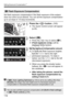 Page 118118
Setting Exposure CompensationN
Set flash exposure compensation if  the flash exposure of the subject 
does not come out as desired. You  can set the exposure compensation 
up to ±2 stops in 1/3-stop increments.
1Press the  button. (7 )
X The Quick Control screen will appear 
(p.44).
2Select [ y].
 Press the < S> key to select [ y*].
X [Flash exposure comp.] will be 
displayed at the bottom.
3Set the exposure compensation amount.
  To make the flash exposure brighter, 
turn the < 6> dial to the right...