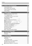 Page 1414
Contents
11
10
9
8Wireless Flash Photography225
Using Wireless Flash.................................................................... 226
Easy Wireless Flash Shooting.............. ........................................ 227
Custom Wireless Flash Shooting ......... ........................................ 230
Other Settings ............... ............................................................... 234
Image Playback 237
H I Searching for Images Quickly..........
