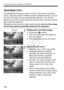 Page 160160
Changing the Autofocus Method (AF Method)
The dedicated AF sensor is used to focus in One-Shot AF operation 
(p.95), using the same AF method as  with viewfinder shooting. You can 
use nine AF points to focus (automatically selected). You can also 
select one AF point to focus and focus  only the area covered by that AF 
point (manually selected).
Although you can focus the target subject quickly, the Live View image 
will be interrupted momentarily during the AF operation.
1Display the Live View...