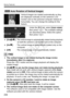 Page 208208
Handy Features
Vertical images are rotated automatically so they 
are displayed vertically on the camera’s LCD 
monitor and on the personal computer instead of 
horizontally. You can change the setting for this 
feature.Under the [ 51] tab, select [ Auto rotate], 
then press < 0>. The available settings 
are described below. Select the option, 
then press < 0>.
  [On zD]: 
The vertical image is automatic ally rotated during playback 
on both the camera’s LCD monitor and on the computer.
  [On D] :...