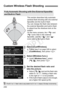 Page 230230
This section describes fully automatic 
wireless flash shooting with one external 
Speedlite and the built-in flash.
You can change the flash ratio between 
the external Speedlite and built-in flash 
to adjust how the shadows look on the 
subject.
On the menu screens, the  and 
< 1 > icons refer to the external 
Speedlite, and the < 3> and < 2> 
icons refer to the built-in flash.
1Select [CustWireless].
  Follow step 5 on page 228 to select 
[CustWireless ], then press .
2Select [Wireless func.]....