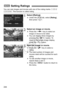 Page 244244
You can rate images and movies with one of five rating marks: l/m/
n/o/p . This function is called rating.
1Select [Rating].
 Under the [ x2] tab, select [ Rating], 
then press < 0>.
2Select an image or movie.
  Press the < U> key to select an 
image or movie to be rated.
  You can display three images by 
pressing the < Hy> button. To 
return to the single-image display, 
press the < u> button.
3Rate the image or movie.
  Press the < V> key to select a 
rating.
X The total number of images and...