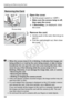 Page 3232
Installing and Removing the Card
1Open the cover.
 Set the power switch to .
  Make sure the access lamp is off, 
then open the cover.
  If [Recording...] is displayed, close 
the cover.
2Remove the card.
  Gently push in the card, then let go to 
eject it.
  Pull the card straight out, then close 
the cover.
Removing the Card
Access lamp
 When the access lamp is lit or blin king, it indicates that images are 
being written to or read by the ca rd, being erased, or data is being 
transferred. Do not...