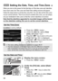 Page 3636
When you turn on the power for the first time or if the time zone and date/time 
have been reset, the Ti me zone and Date/Time se tting screens will appear. 
Follow the steps below to set the time zone  first. You can also set the time zone 
of your current address. Th en if you travel to another time zone, you can simply 
set your destination’s time  zone so that the correct date/time is recorded.
Note that the date/time appended to  recorded images will be based on this date/time setting. Be sure to...