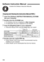 Page 352352
Contains the Software Instruction Manuals.
1Insert the [Software INSTRUCTION MANUAL] CD-ROM 
into your computer.
2Double-click the CD-ROM icon.
 For Windows, the icon is displayed in [ (My) Computer].
  For Macintosh, the icon is  displayed on the desktop.
3Copy the [English] folder to your computer.
 Instruction Manual PDFs wit h the names below are copied.
4Double-click the copied PDF file.
 Adobe Reader (most recent version recommended) must be 
installed on your computer.
  Adobe Reader can be...