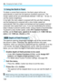 Page 108f: Changing the Depth of Field
108
To obtain a correct flash exposure, the flash output will be set 
automatically to match the set aperture (autoflash exposure). The 
shutter speed will be set automatically between 1/200 sec. - 30 sec. to 
suit the scene’s brightness.
In low light, the main subject is exposed with the auto flash metering, 
and the background is exposed with a slow shutter speed set 
automatically. Both the subject and  background look properly exposed 
(automatic slow-speed flash sync)....