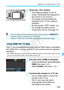 Page 223223
Playback on a High-Definition TV set
5Press the  button.
XThe image will appear on the TV 
screen. (Nothing will be displayed on 
the camera’s LCD monitor.)
  The images will automatically be 
displayed at the TV set’s optimum 
resolution.
  By pressing the < B> button, you 
can change the display format.
  To play back movies, see page 214.
If the TV set connected to the camera with an HDMI cable is compatible 
with HDMI CEC*, you can use the TV set’s remote control for playback 
operations.
* An...